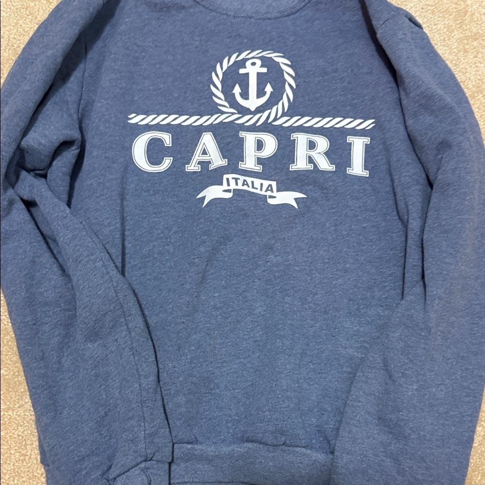 Blue Capri Italy Sweatershirt
